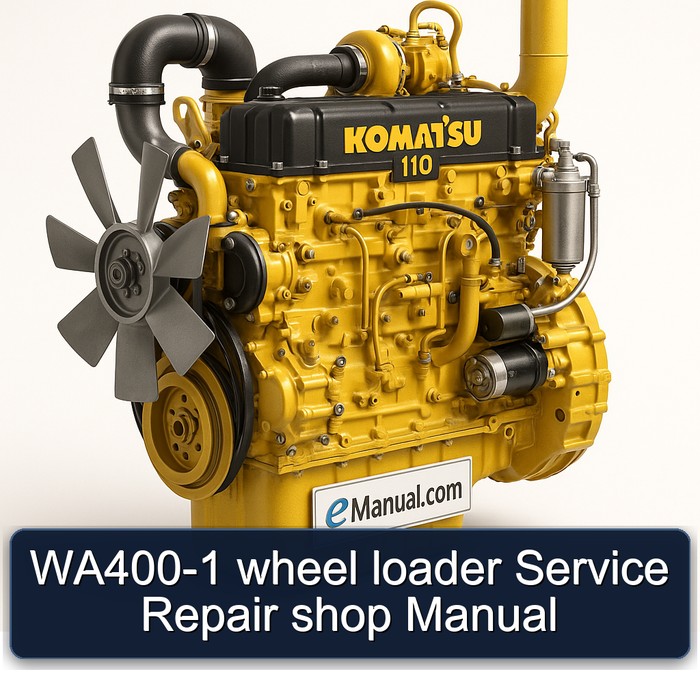 WA400-1 wheel loader Service Repair shop Manual