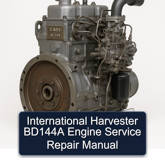 Manual de Servicio y Reparación del Motor BD144A International Harvester