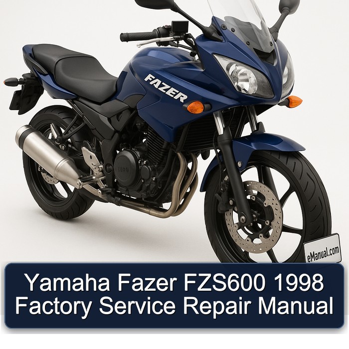 Yamaha Fazer FZS600 1998 Factory Manual de servicio y reparación