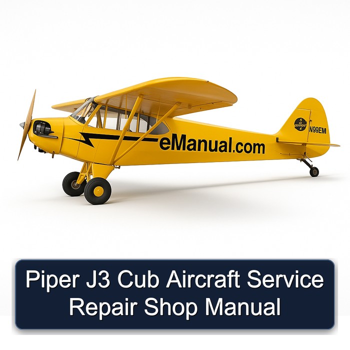 Piper J3 Cub Aircraft Service Repair Shop Manual