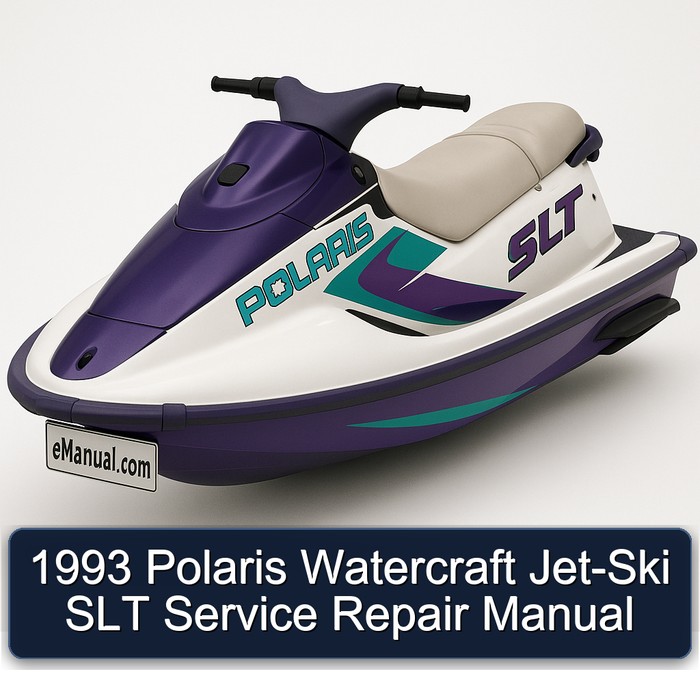 1993 Polaris Watercraft Jet-Ski SLT Service Repair Manual 