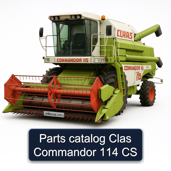 Parts catalog Clas Commandor 114 CS