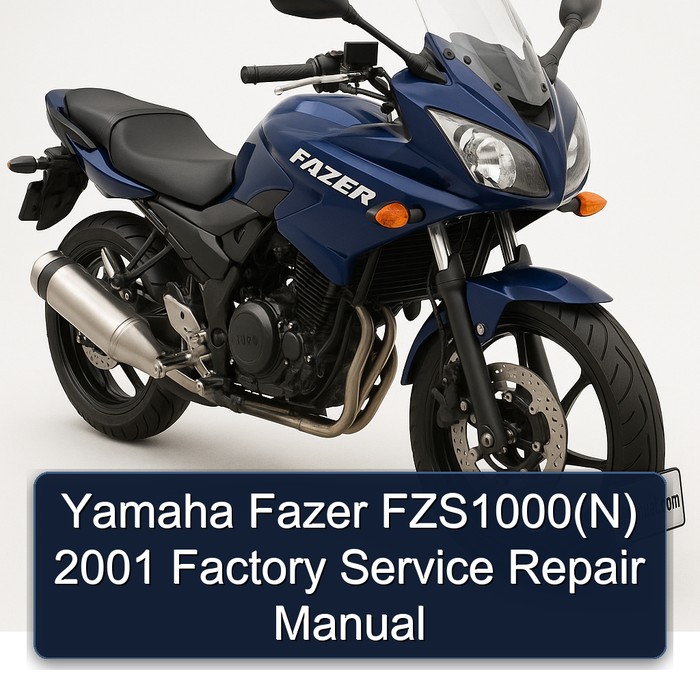 Yamaha Fazer FZS1000(N) 2001 Factory Manual de servicio y reparación