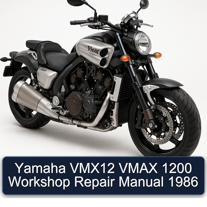 Yamaha VMX12 VMAX 1200 Workshop Repair Manual 1986