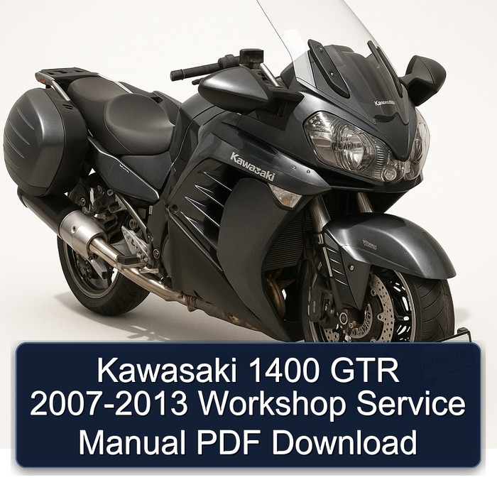 Kawasaki 1400 GTR 2007-2013 Workshop Service Manual PDF Download