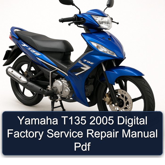 Yamaha T135 2005 Digital Factory Service Repair Manual Pdf