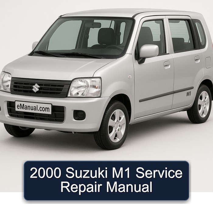 2000 Suzuki M1 Manual de servicio y reparación