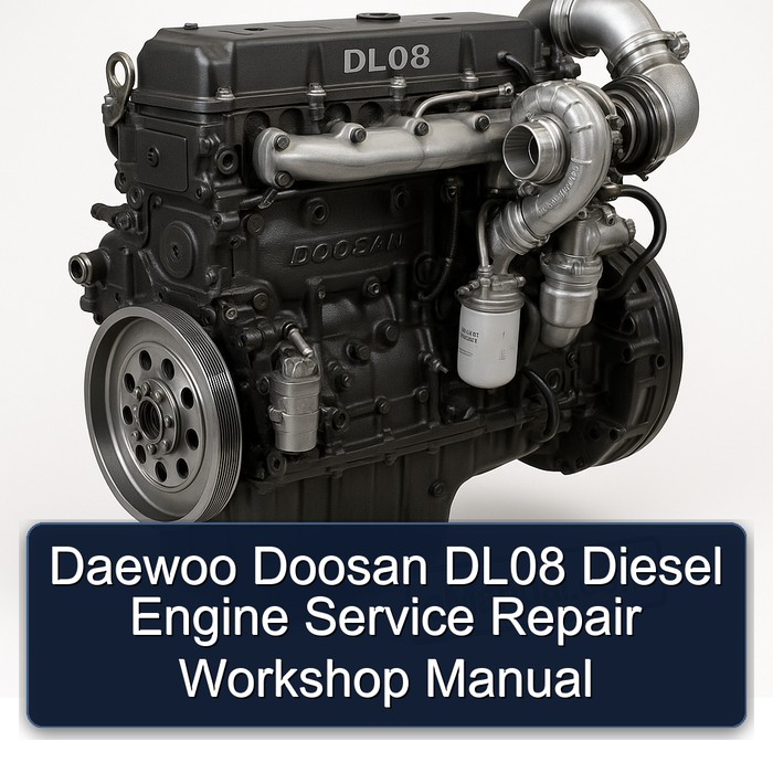Manual de Reparación y Servicio del Motor Diésel Daewoo Doosan DL08