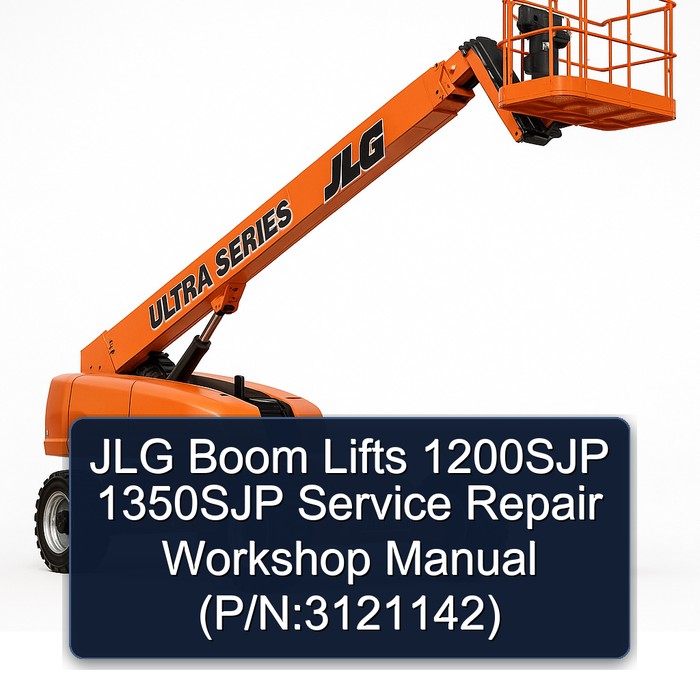 Jlg Boom Lifts 1200SJP 1350SJP (P/N:3121142) Workshop Service Repair Manual PDF Download