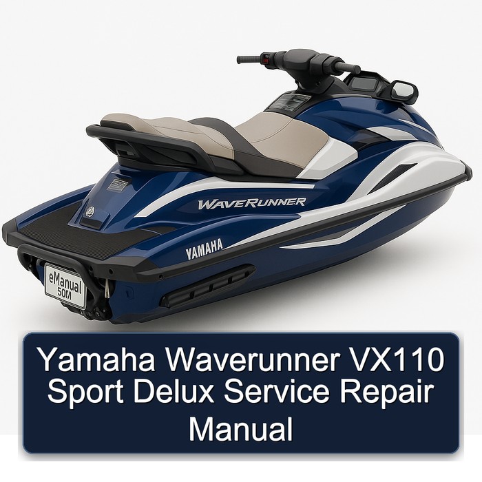 Yamaha Waverunner VX110 Sport Delux Service Repair Manual