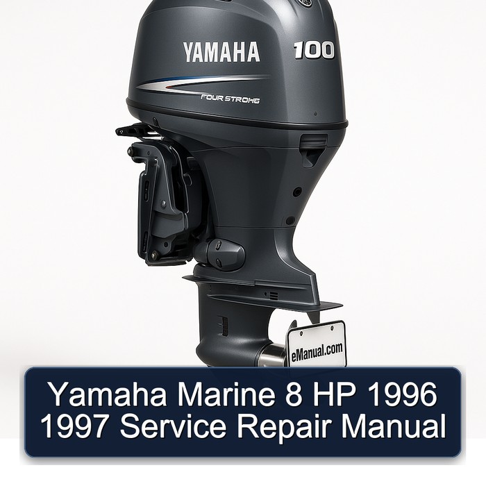 Yamaha Marine 8 HP 1996 1997 Service Repair Manual 