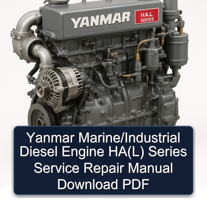 Yanmar Marine/Industrial Diesel Engine HA(L) Series Service Repair Manual Download PDF