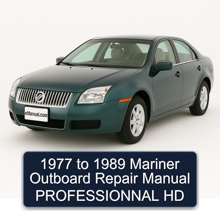 1977 to 1989 Mariner Outboard Repair Manual PROFESSIONNAL HD 