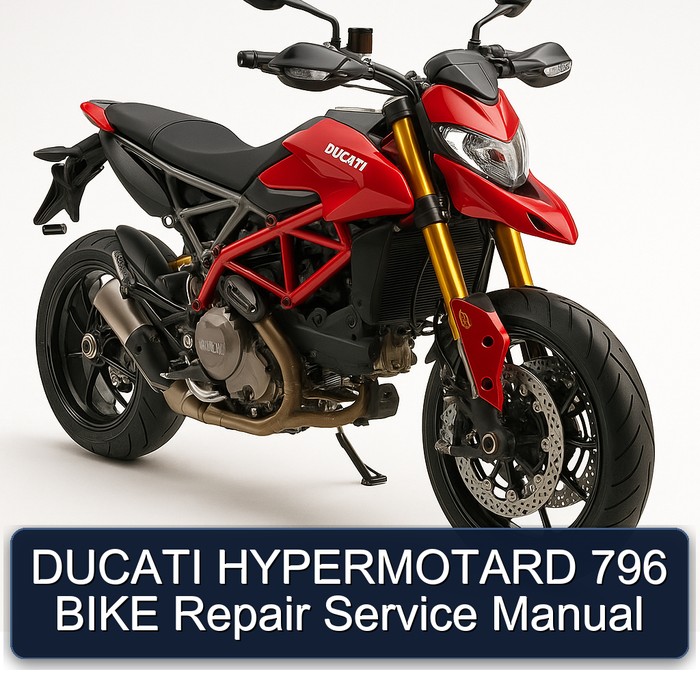 DUCATI HYPERMOTARD 796 BIKE Repair Service Manual
