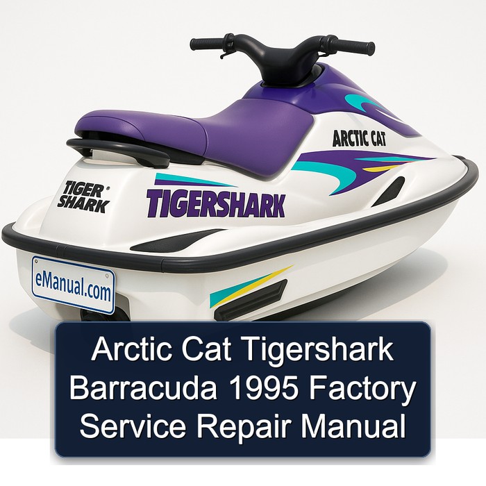 Arctic Cat Tigershark Barracuda 1995 Factory Manual de servicio y reparación