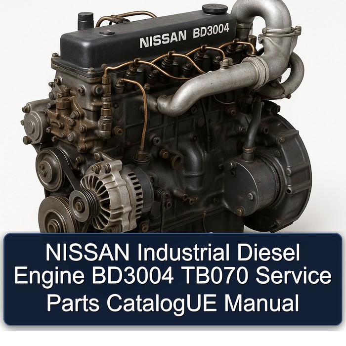 Catálogo de Repuestos de Servicio para Motor Diesel Industrial NISSAN BD3004 TB070