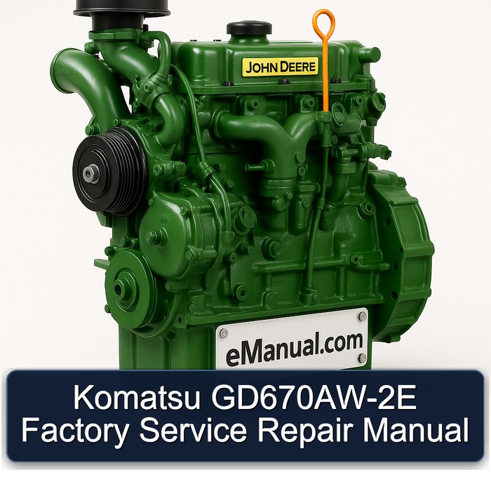 Komatsu GD670AW-2E Factory Manual de servicio y reparación