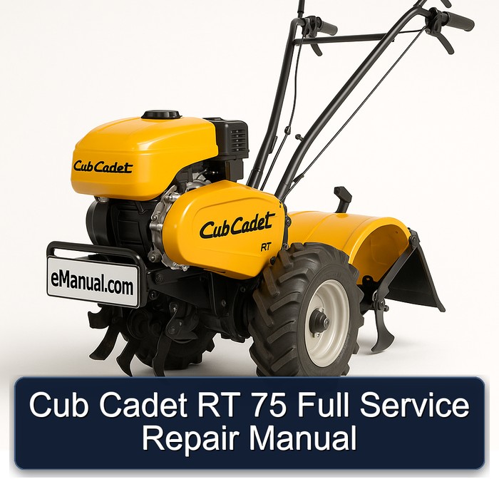 Cub Cadet RT 75 Full Service Repair Manual 