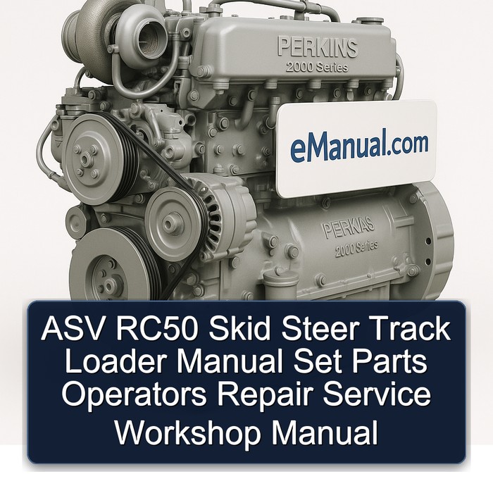 Manual de Operación y Reparación de Cargador de Orugas ASV RC50