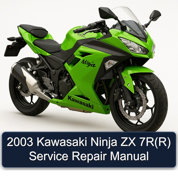 2003 Kawasaki Ninja ZX 7R(R) Manual de servicio y reparación