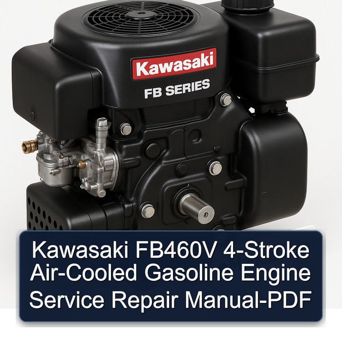 Manual de Servicio y Reparación del Motor de Gasolina Kawasaki FB460V 4 Tiempos