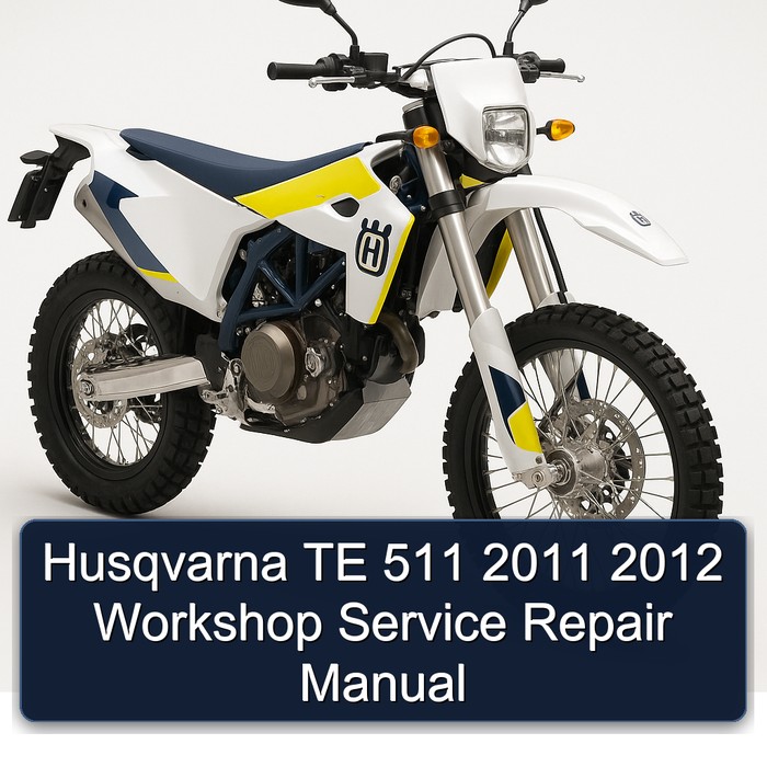 Husqvarna TE 511 2011 2012 Workshop Manual de servicio y reparación