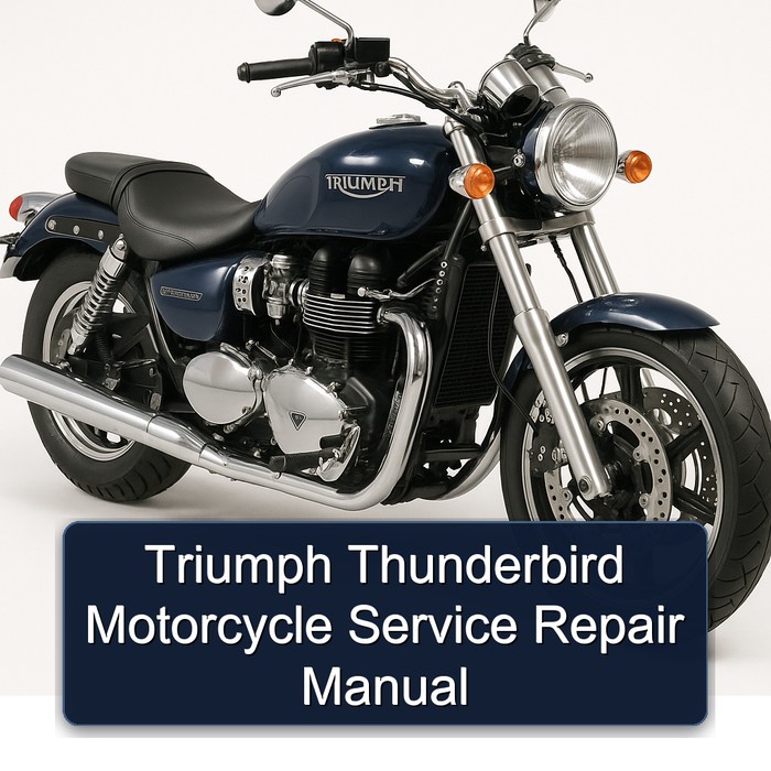 Triumph Thunderbird Motorcycle Manual de servicio y reparación