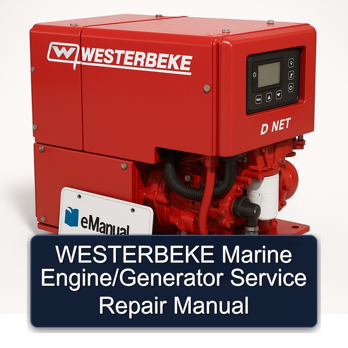 WESTERBEKE Marine Engine/Marine BGENERATORS/D-NET MOBILE/INDUSTRIAL GENERATOR Service Repair Manual (65a-25.5-33.0-20.0-26.0 EDE-EDER) PDF Download