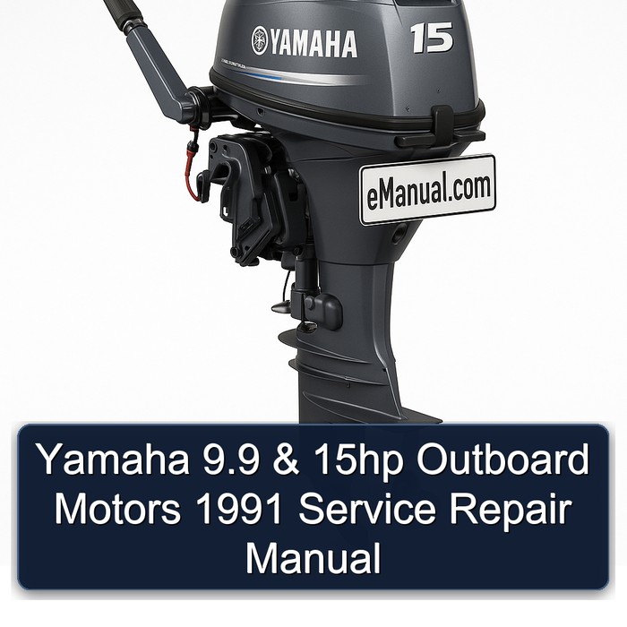 Yamaha 9.9 & 15hp Outboard Motors 1991 Service Repair Manual