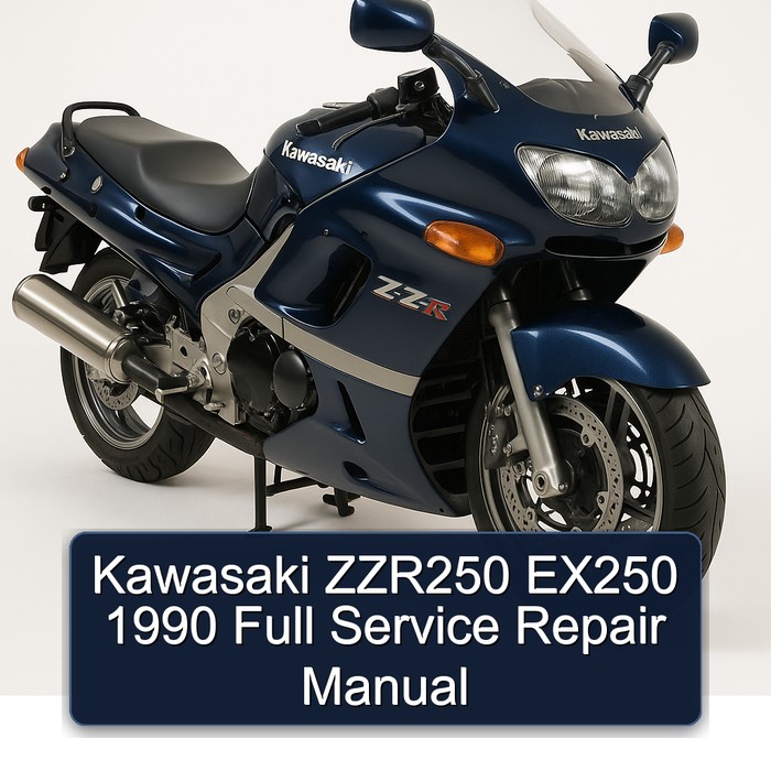 Kawasaki ZZR250 EX250 1990 Full Service Repair Manual