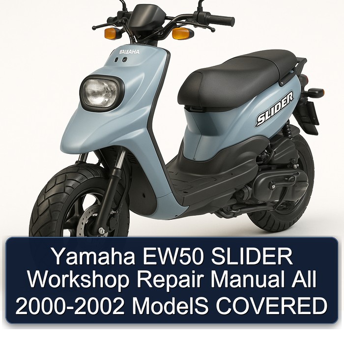 Yamaha EW50 SLIDER Workshop Repair Manual All 2000-2002 ModelS COVERED