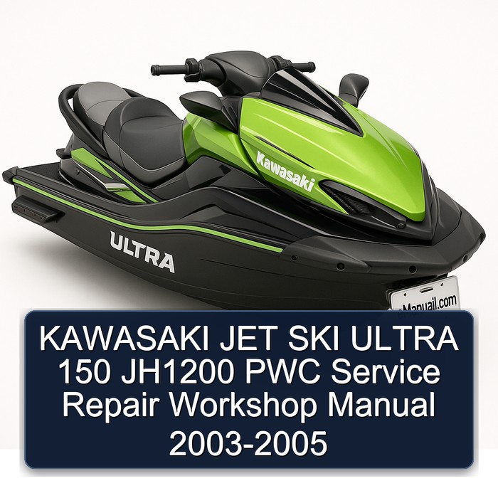 KAWASAKI JET SKI ULTRA 150 JH1200 PWC Service Repair Workshop Manual 2003-2005