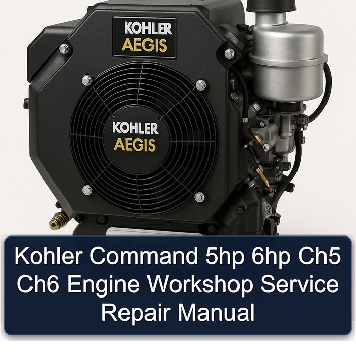 Manual de Servicio y Reparación para Motores Kohler Command 5hp 6hp Ch5 Ch6