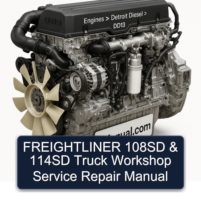 FREIGHTLINER 108SD & 114SD Truck Workshop Service Repair Manual 