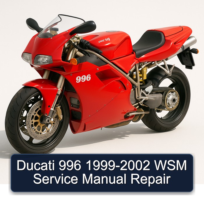 Ducati 996 1999-2002 WSM Service Manual Repair