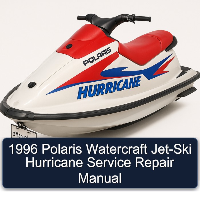 1996 Polaris Watercraft Jet-Ski Hurricane Service Repair Manual 