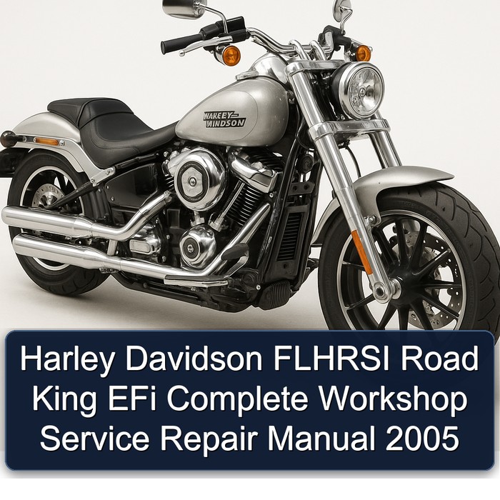 Harley Davidson FLHRSI Road King EFi Complete Workshop Service Repair Manual 2005