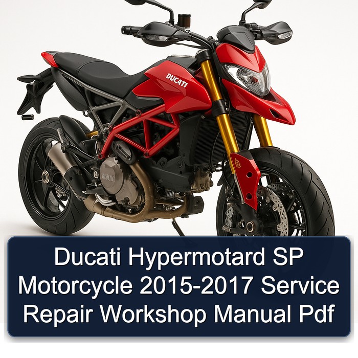 Ducati Hypermotard SP Motorcycle 2015-2017 Service Repair Workshop Manual Pdf