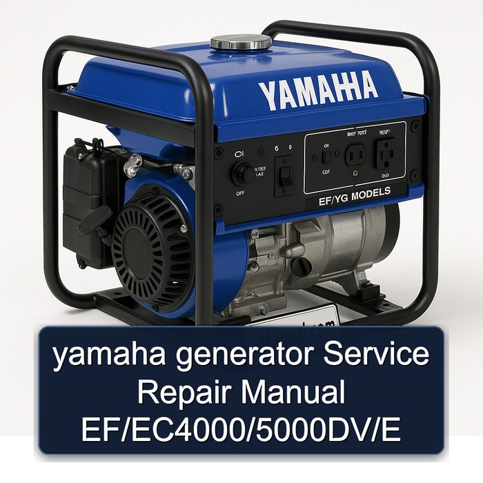 yamaha generator Service Repair Manual EF/EC4000/5000DV/E