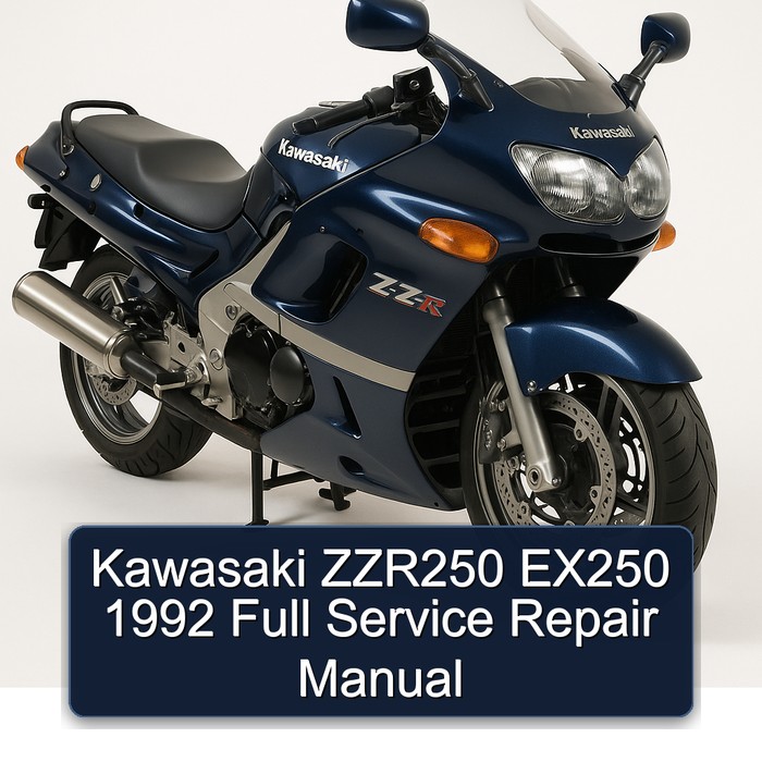 Kawasaki ZZR250 EX250 1992 Full Service Repair Manual