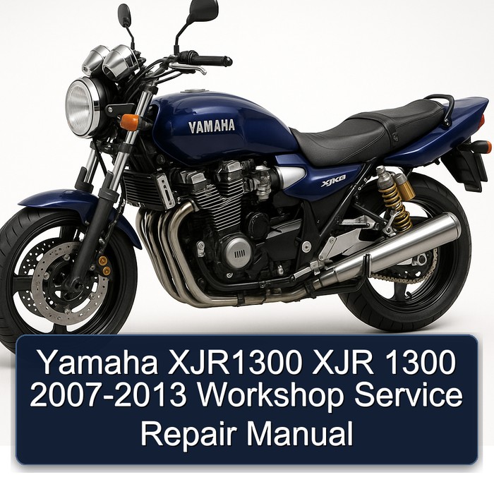 Yamaha XJR1300 XJR 1300 2007-2013 Workshop Manual de servicio y reparación