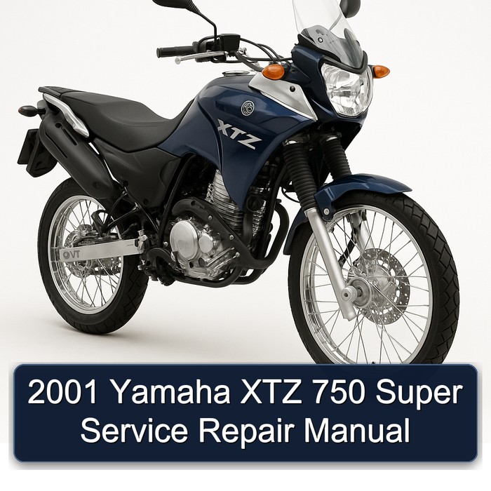 2001 Yamaha XTZ 750 Super Service Repair Manual