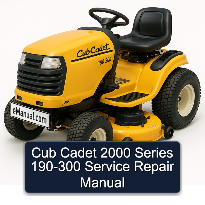 Cub Cadet 2000 Series 190-300 Service Repair Manual