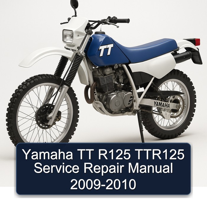 Yamaha TT R125 TTR125 Service Repair Manual 2009-2010