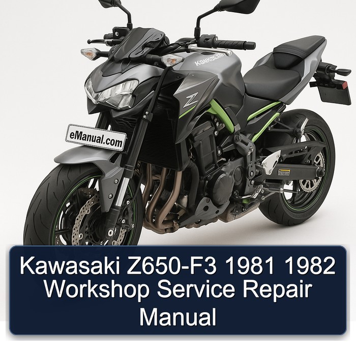 Kawasaki Z650-F3 1981 1982 Workshop Service Repair Manual