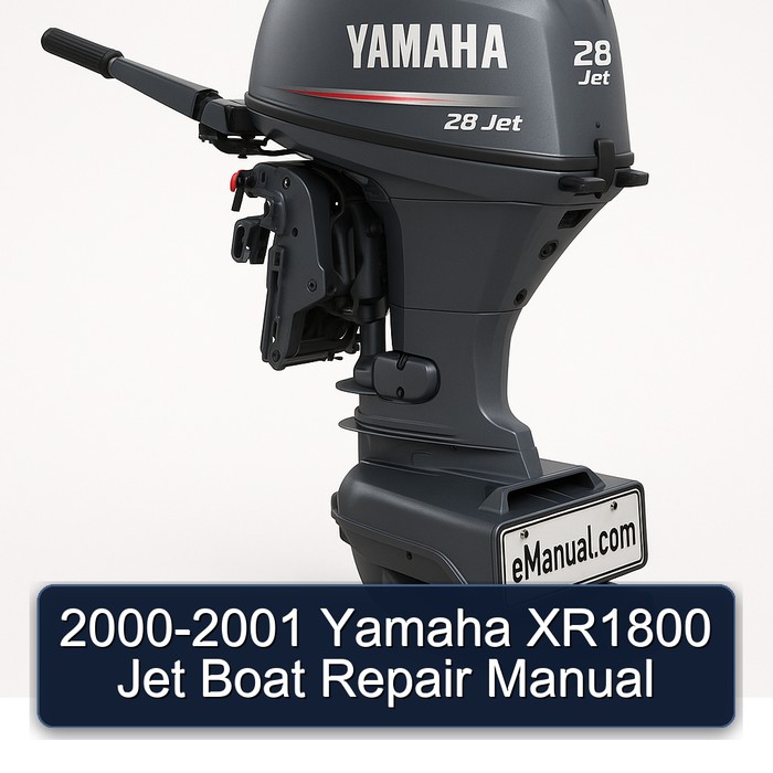 2000-2001 Yamaha XR1800 Jet Boat Repair Manual