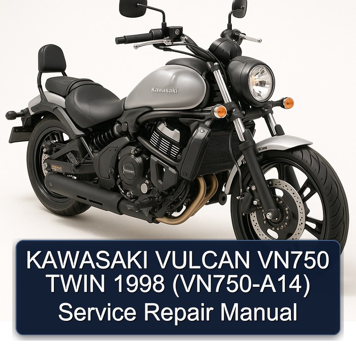 KAWASAKI VULCAN VN750 TWIN 1998 (VN750-A14) Manual de servicio y reparación