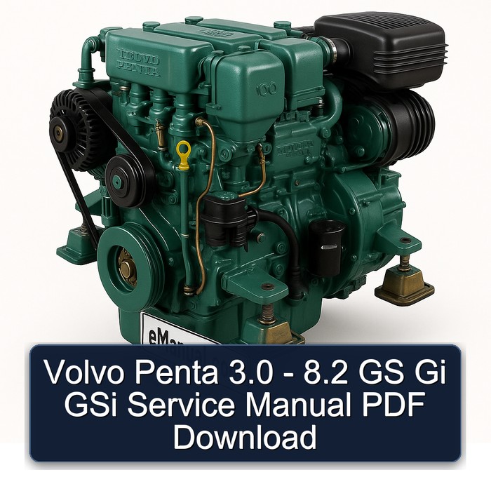 Volvo Penta 3.0 - 8.2 GS Gi GSi Service Manual PDF Download