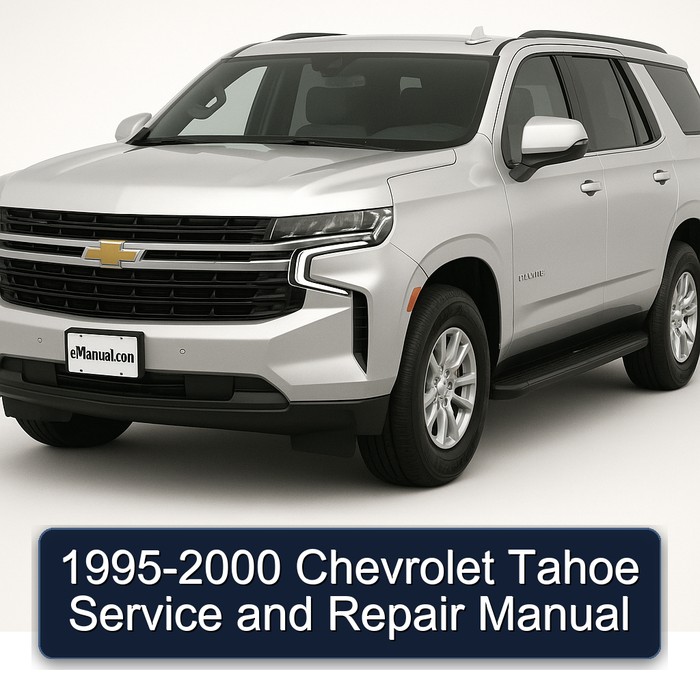 1995-2000 Chevrolet Tahoe Manual de servicio y reparación