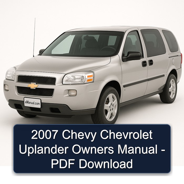 Manual del Propietario Chevrolet Uplander 2007 - Descarga PDF